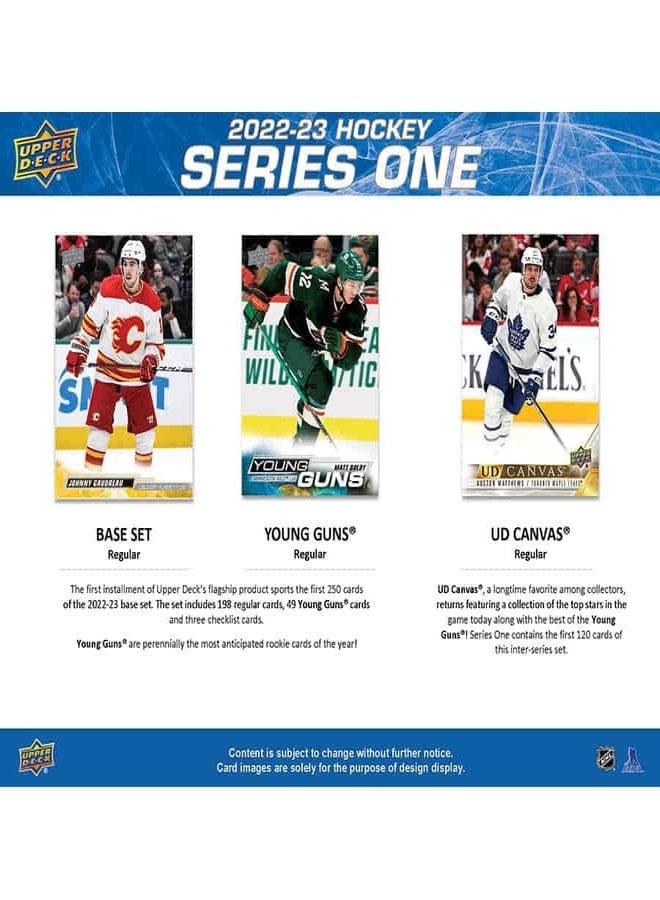 Upper Deck 2022-23 Upper Deck Series 1 Hockey Retail Box - Image 4