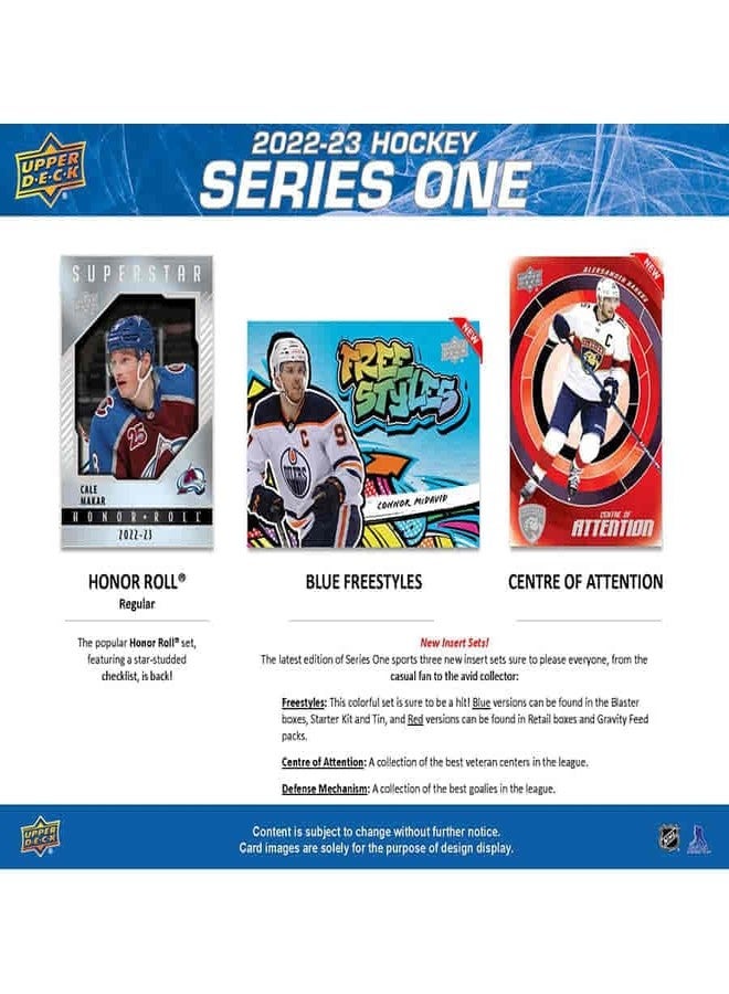 Upper Deck 2022-23 Upper Deck Series 1 Hockey Retail Box - Image 3