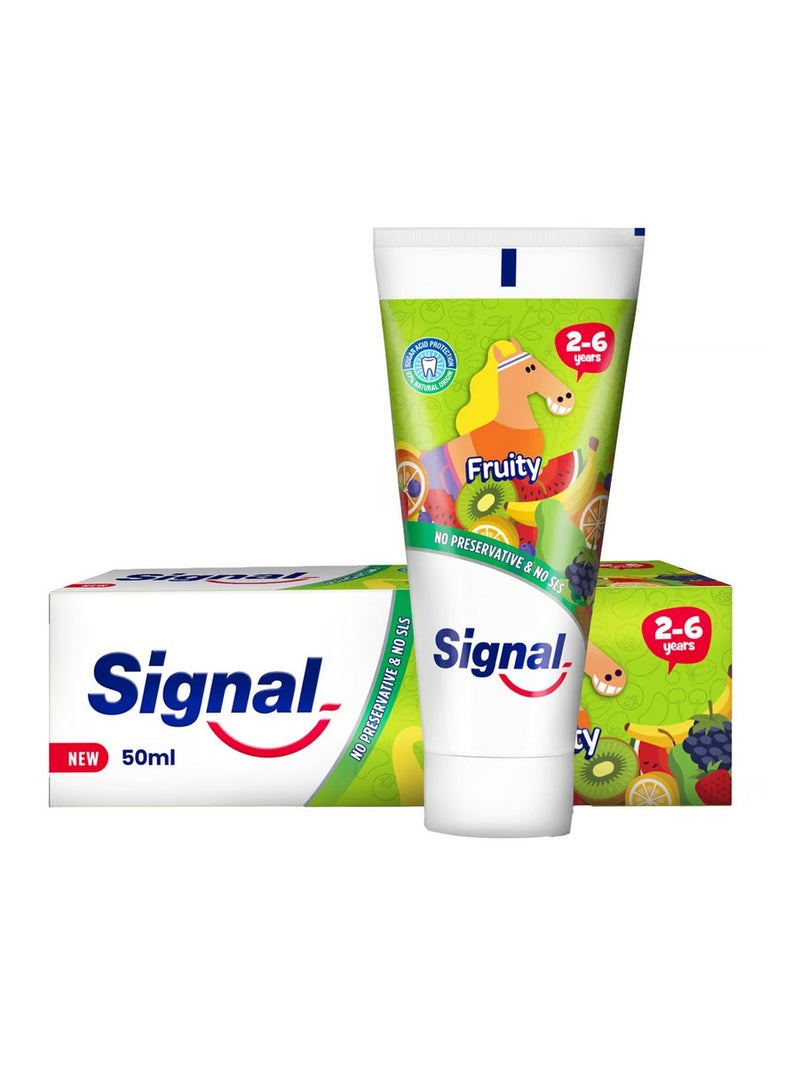 سيجنال معجون أسنان للأطفال بالفواكه 50 مل - Image 1