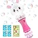 spring flower SpringFlower Bubble Blower WandBubble Maker with LED LightUp Effect for KidsBubble Toy for Basket Stuffers Fillers Easter Basket Essentials Easter Eggs Hunt - Image 2