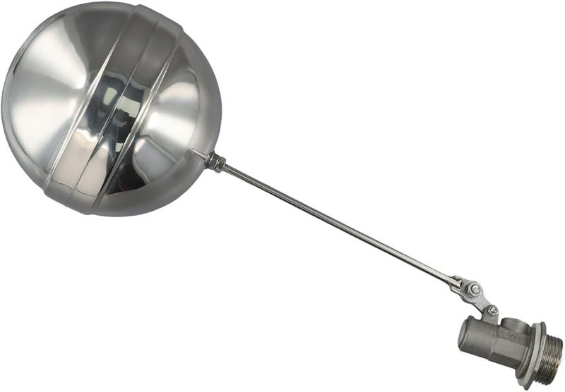 DN25 صمام عوامة أوتوماتيكي من الفولاذ المقاوم للصدأ، جهاز تحكم قابل للتعديل لمستوى المياه للخزانات - Image 1