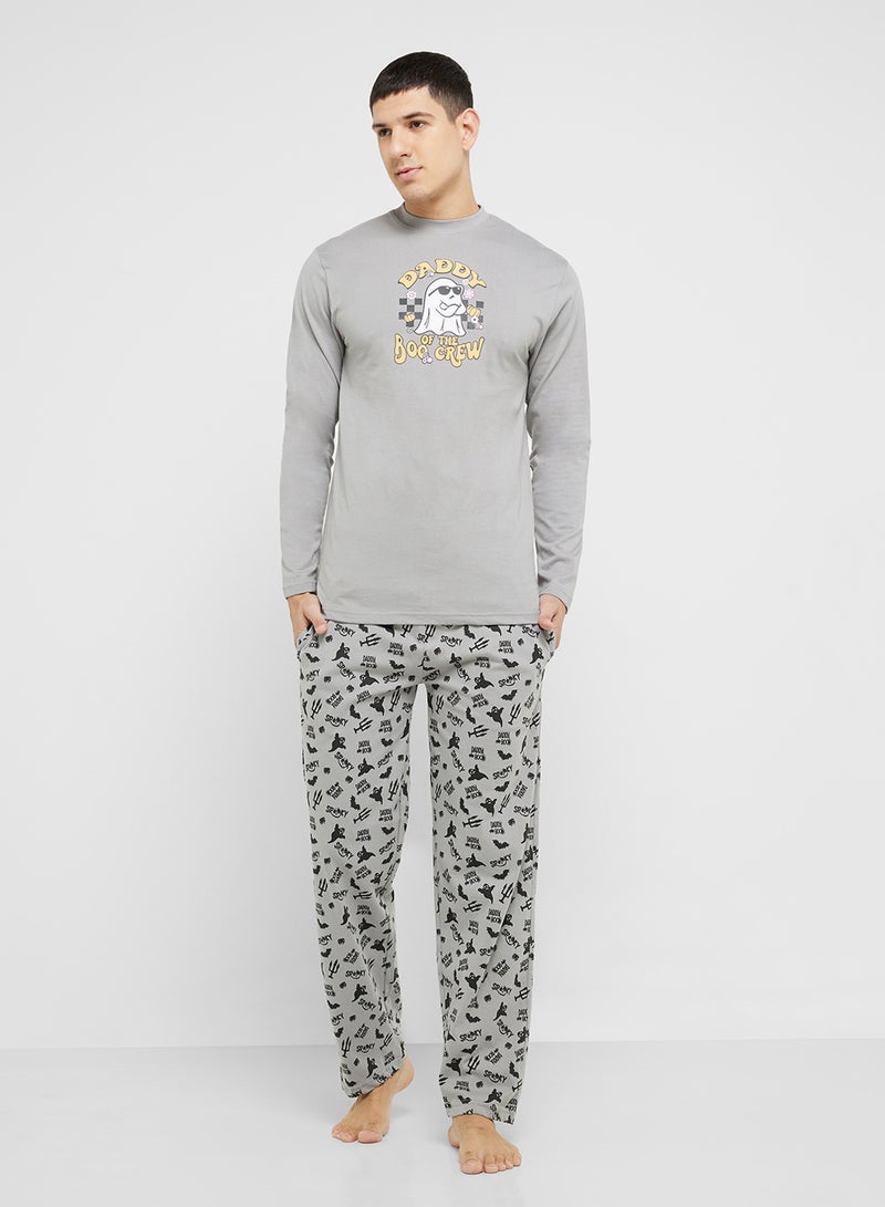 Robert Wood Nightwear T-Shirt & Pants Sets  - Image 1