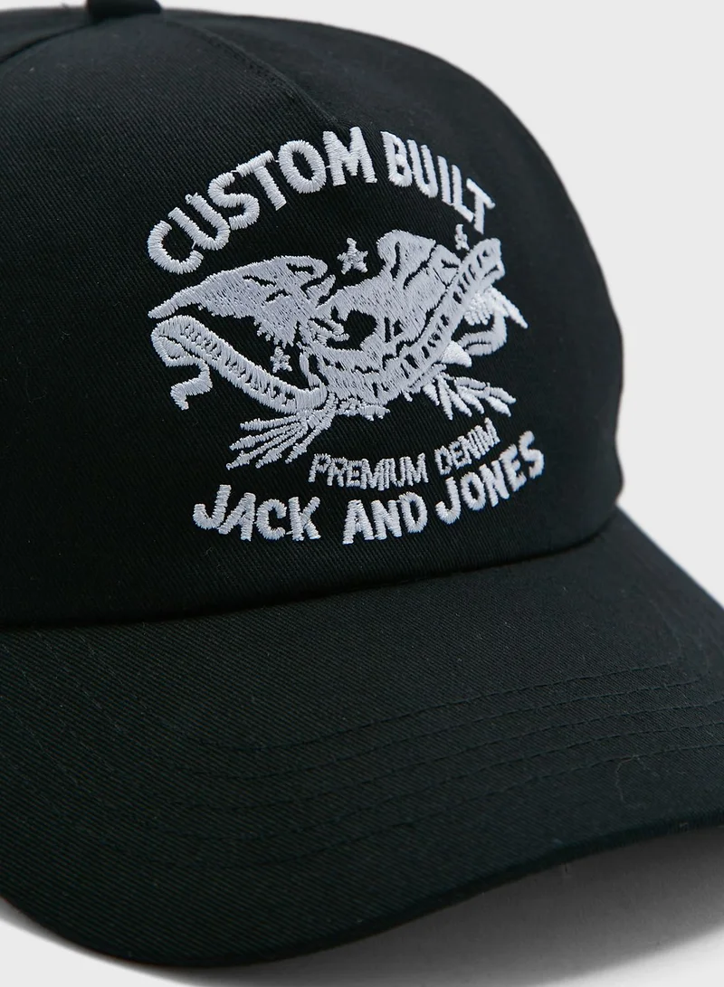 JACK & JONES Logo Curved Peak Cap