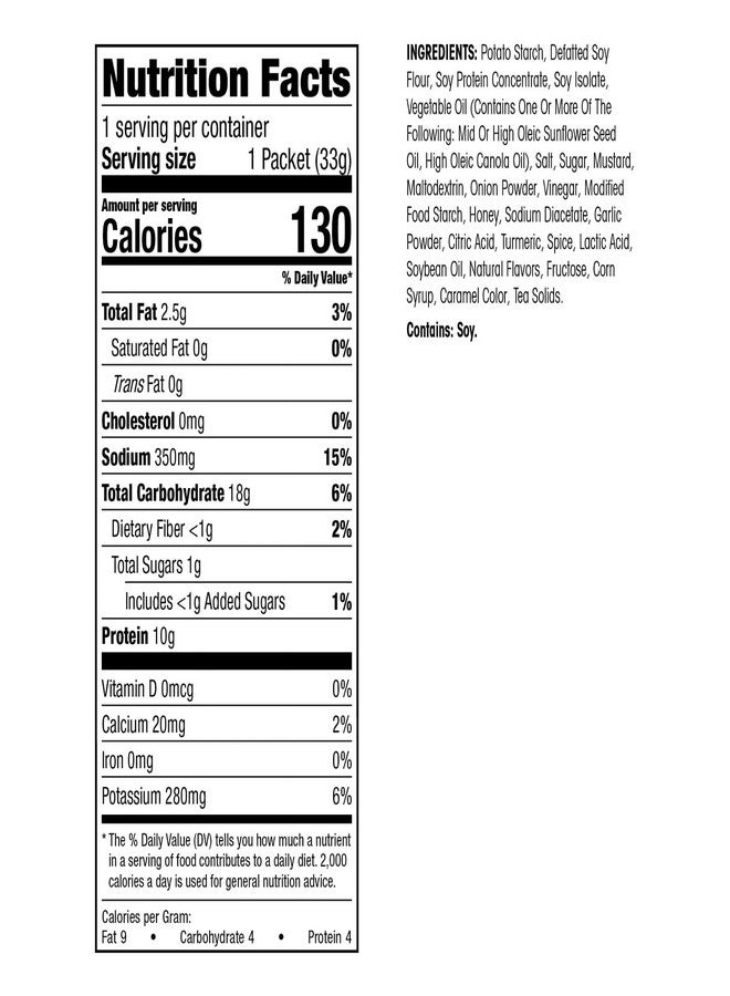 WonderSlim Protein Cracker Snack Chips, Honey Mustard, Low Fat & Gluten Free (10ct) - Image 4