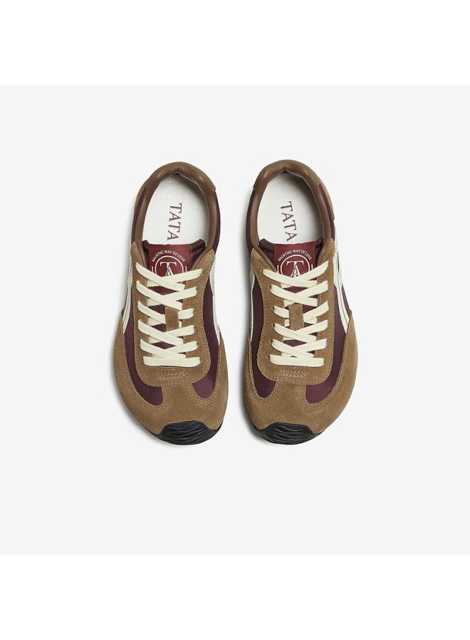 Tata Women's Autumn Casual Derby Shoes Brown/purple/yellow Size 35 - Image 4