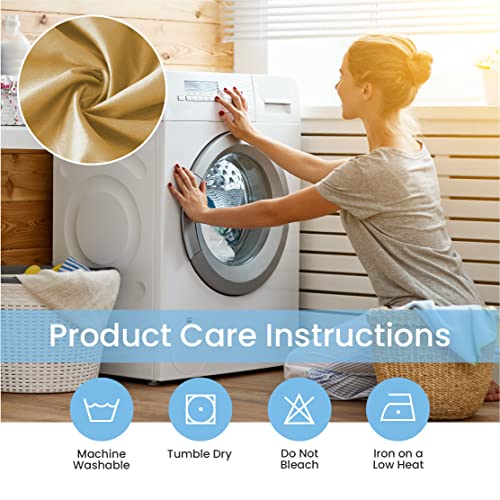 American Linen 3 Piece Sequin Embroidered Window Curtain Set – Valance and Tiers – Kitchen, Living Room, or Bathroom Curtains - Image 4