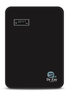 Dr Zayscent Dr. Zay Scent Smart Fragrance Diffuser Machine – Aromatherapy Diffuser with Digital Clock Display, 400-500 Sq. Meter Coverage, Ideal for Bedrooms & Living Rooms – Black  - Image 1