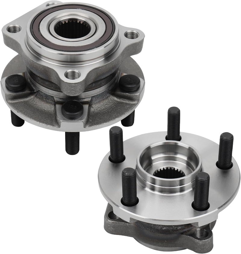 MAYASAF 512333 Rear Wheel Hub Bearing Assembly (2 Pack) for Dodge Caliber and Jeep Compass/Patriot - Image 1