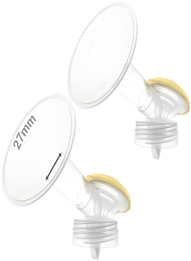 Nenesupply Pump Parts 27mm Compatible with Bellababy Breastpump Baby Bella Baby MiniO Double Breastpumps Replace Bellababy Pump Parts Detachable Flange Pump Accessorues Include Valve Membrane - Image 1