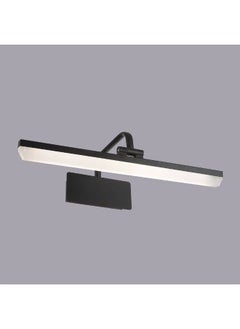 DANUBE HOME Danube Home Davinci Modern Wall Sconce Light For Wall Mirror| Indoor Wall Light With Inbuilt LED(Included)| 8W LED Lamp| Polycarbonate+Glass Frame, Black Finish - L45xW12xH20cm (1 Year Warranty) 