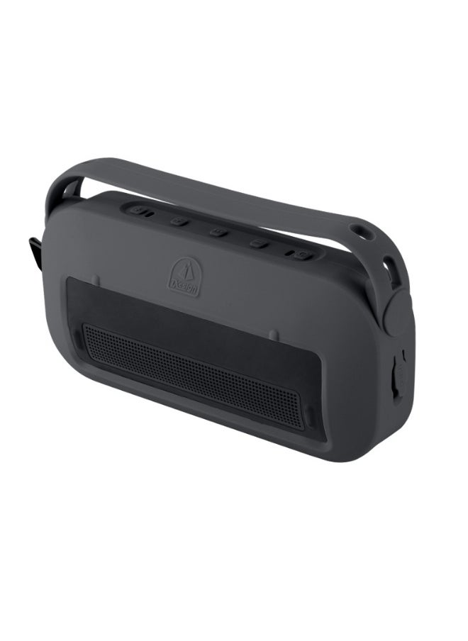 Generic Silicone Speaker Case Cover, Compatible with New Bose SoundLink Flex Case, Protective Waterproof Soft Skin, Replacement Bluetooth Speakers Travel Carrying Case with Keychain Hook (Black)  - Image 1