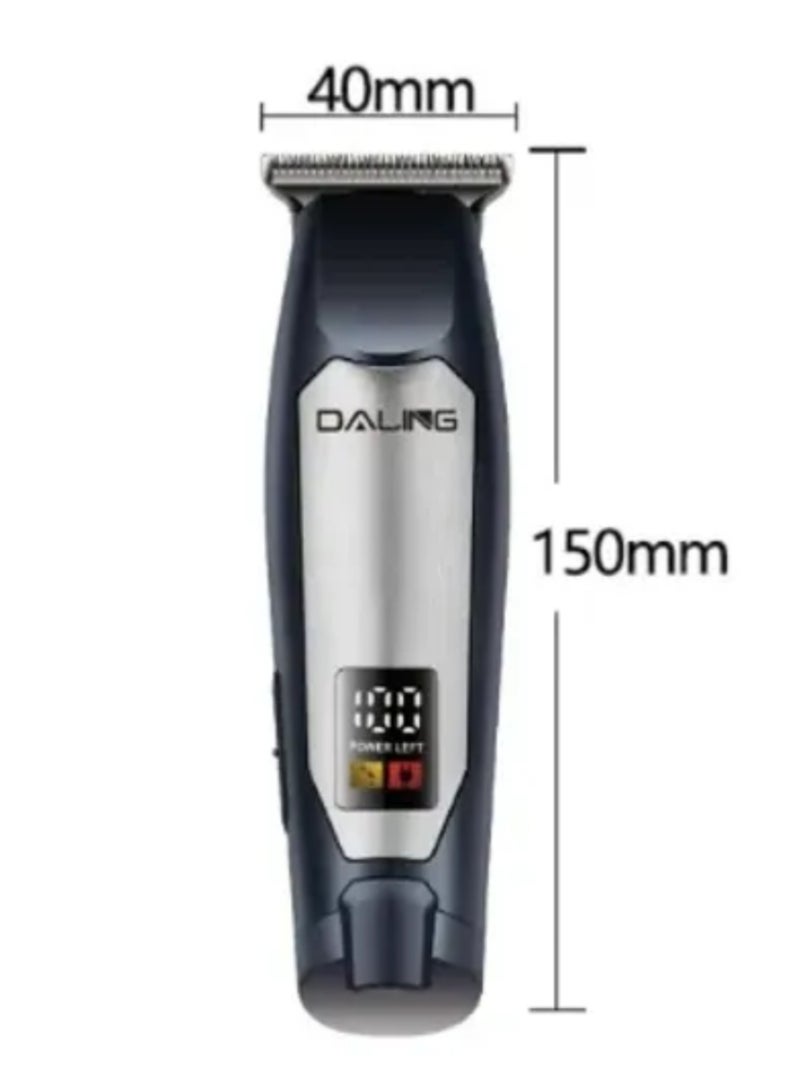 Daling Professional Cordless Hair & Beard Trimmer with LED Digital Display, 4 Guide Combs and USB Rechargeable - Image 5