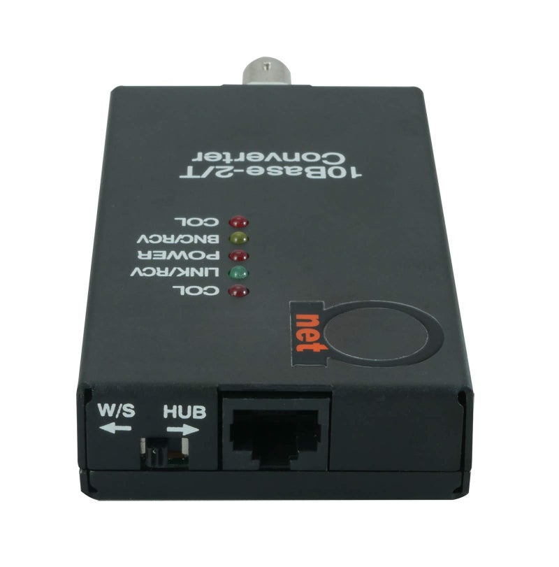 ADNET 10BaseT RJ45 UTP to 10Base2 Thinnet Coax BNC Media Converter | Ethernet Adapter 10Base-T/2 - Image 3