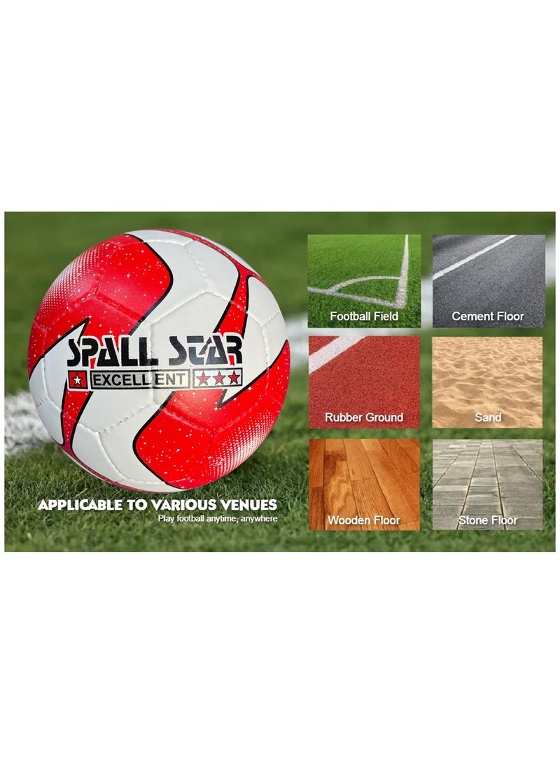 Spall Football Soccer Ball For Matches World Cup Best Indoor/Outdoor Water Proof Ball For Professional Training And Match Men And Women Youth And Adult - Image 4
