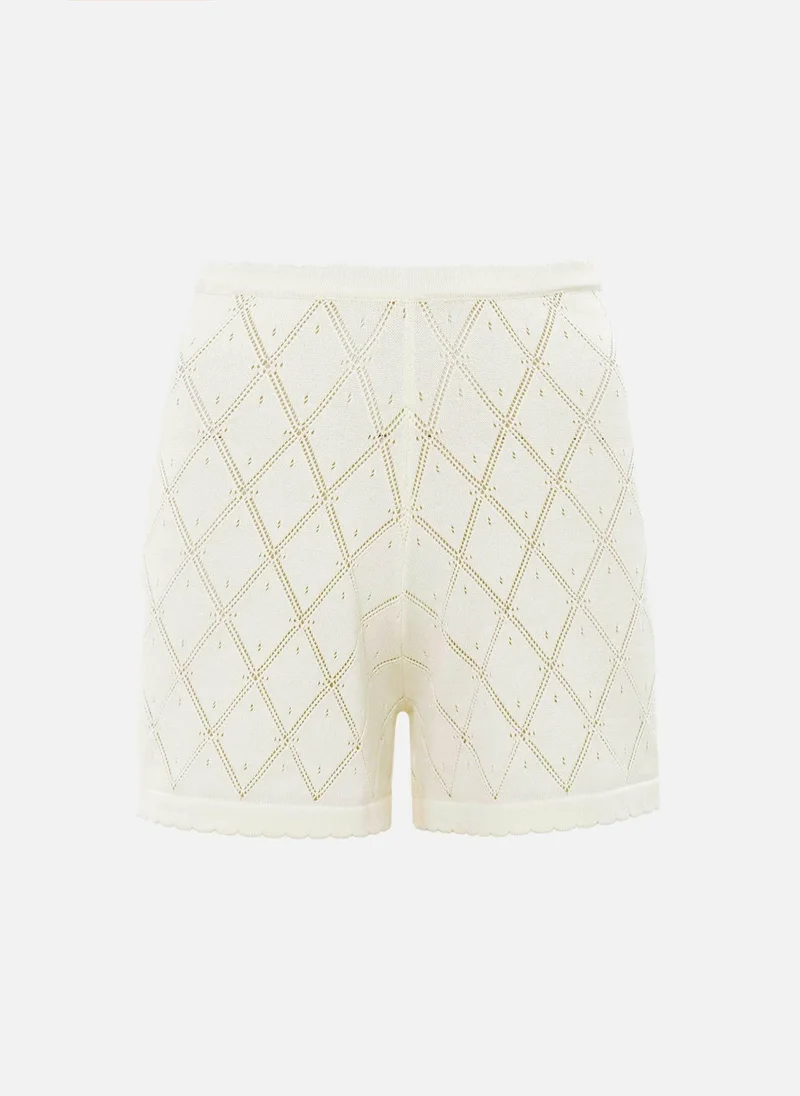 Lichi Knitted mini shorts