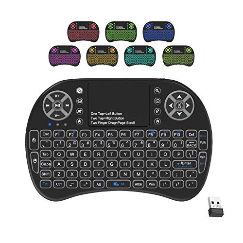 SHREE HANS CREATION Smart Multi-Purpose Mini Wireless Backlit Keyboard Portable & Compatible with All Laptops/Smartphones/MAC & Android TV Bluetooth with Touchpad - Image 1