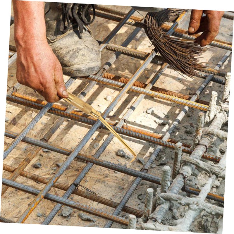 Healifty Portable Curved Tie Wire Hook Tool Lightweight Construction Site Efficient Tying - Image 5
