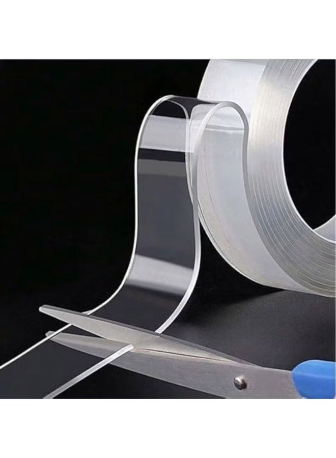 EVERGREEN Transparent Double-Face Evergreen 1.2mm, 3m—Sessor Cut, Saving Package, Multi-Purpose Use - Image 2