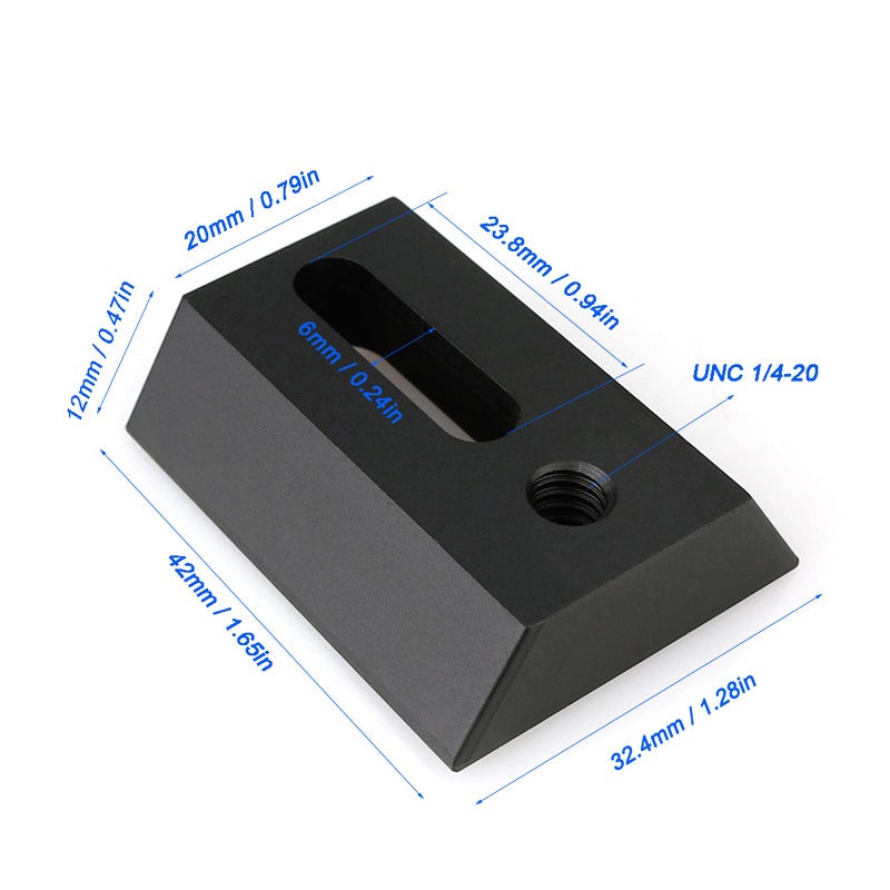 SVBONY Dovetail Base for Finder Scope Ideal for Installation of Finder Scope Fully Metal Bracket Base 42mm Dovetail for Optical Telescope - Image 2