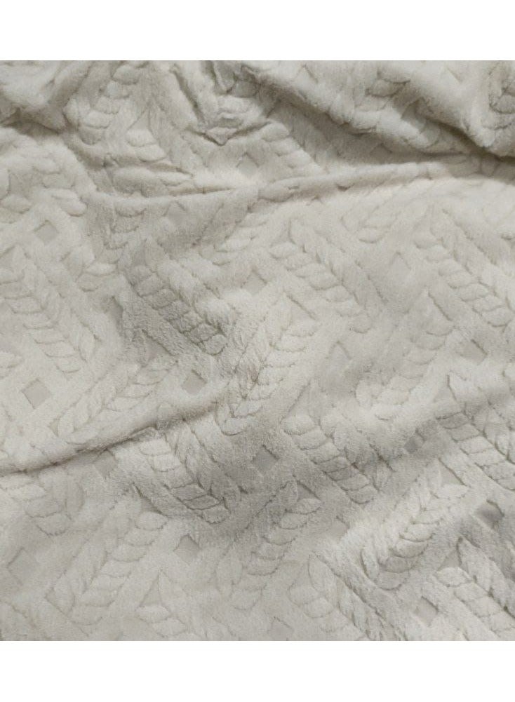كفر ركنه سنبله 2 قطعه اوف وايت غطاء كامل قطعنين منفصلين - Image 2