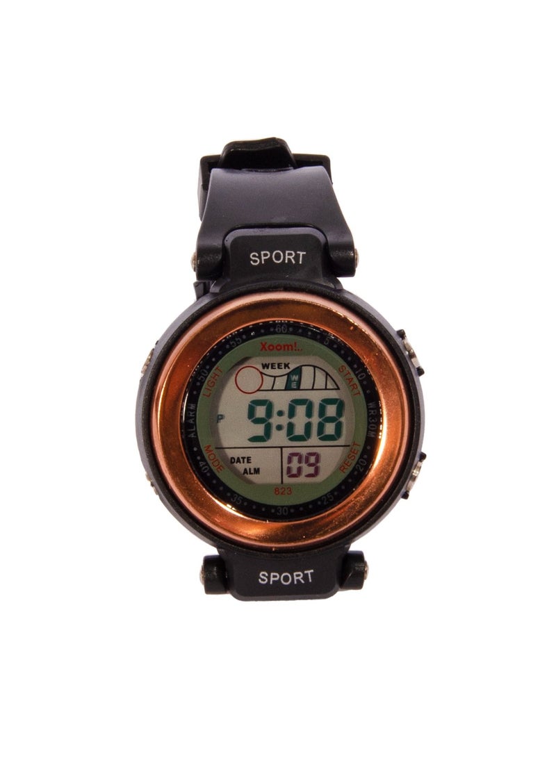 Xoom Digital Wristwatch Silicone Cordon Illuminated Display Unisex - Image 1