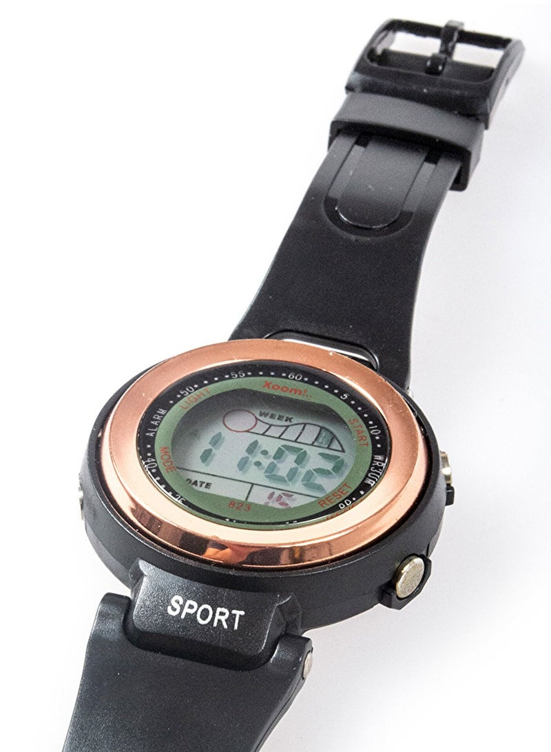 Xoom Digital Wristwatch Silicone Cordon Illuminated Display Unisex - Image 3