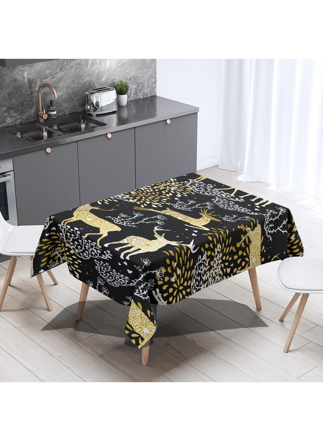Bluejw Christmas Decorative Dining Table Cloth Party Holiday Evening Restaurant Meal Covering Cloth Decorative Waterproof Table Cover Custom - Image 1