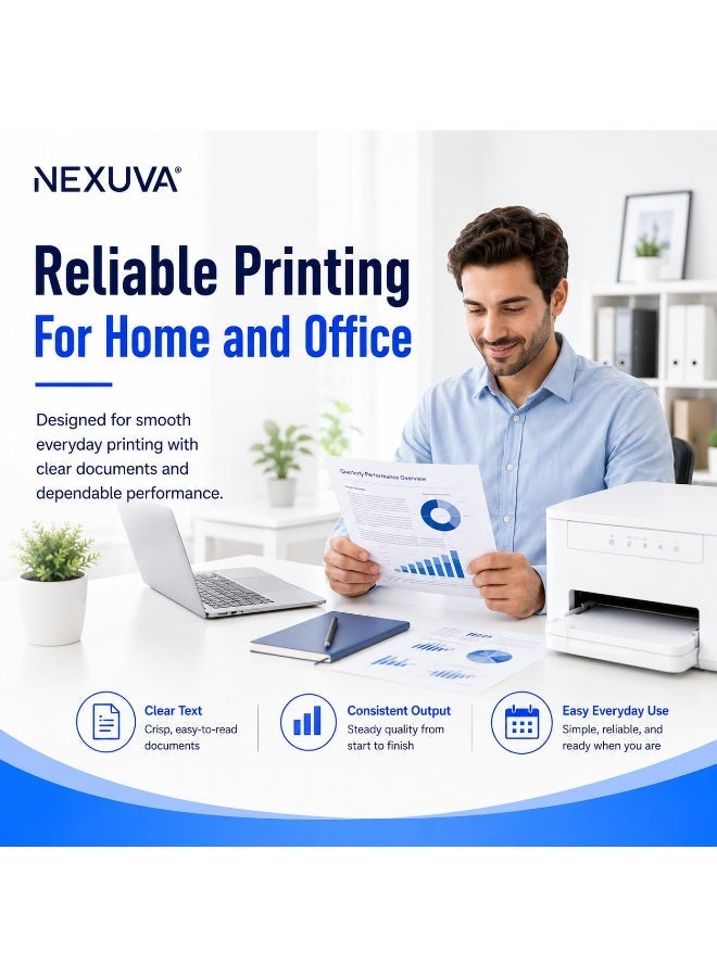 NEXUVA 205A Compatible Toner Cartridge Set for HP Color LaserJet Pro M154a, M154nw, MFP M180n and MFP M181fw – CF530A, CF531A, CF532A, CF533A – 4-Pack - Image 4
