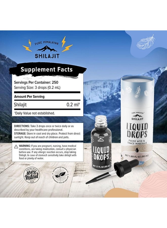 Pure Himalayan Shilajit قطرات شيلجيت الهيمالايا النقية ® - أنقى شكل من شيلجيت، 99.9% امتصاص لدعم المناعة، زيادة الطاقة، مكافحة الشيخوخة - معادن طبيعية و حمض فلفي (50 مل) - Image 5