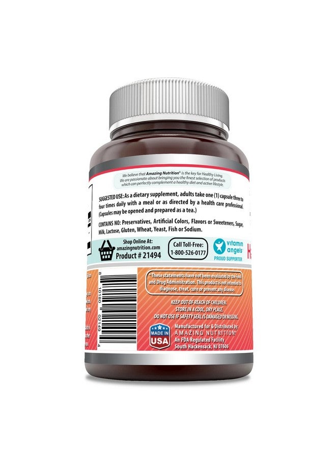 Amazing Nutrition مكمل توت الزعرور من Amazing Formulas | 565 ملغ لكل حصة | 120 كبسولة | خالي من الكائنات المعدلة وراثيًا | خالي من الغلوتين | صنع في الولايات المتحدة - Image 2