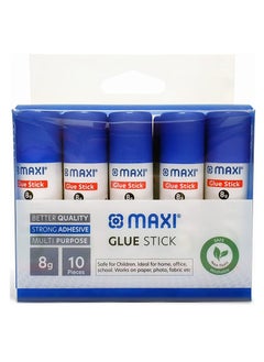 Maxi 10-Piece Glue Stick 8gm Content  - Image 1