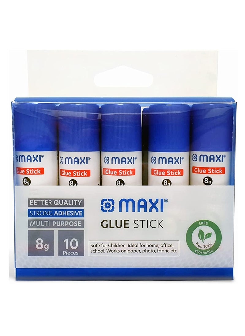 Maxi - 10-Piece Glue Stick 8gm Content - Image 1