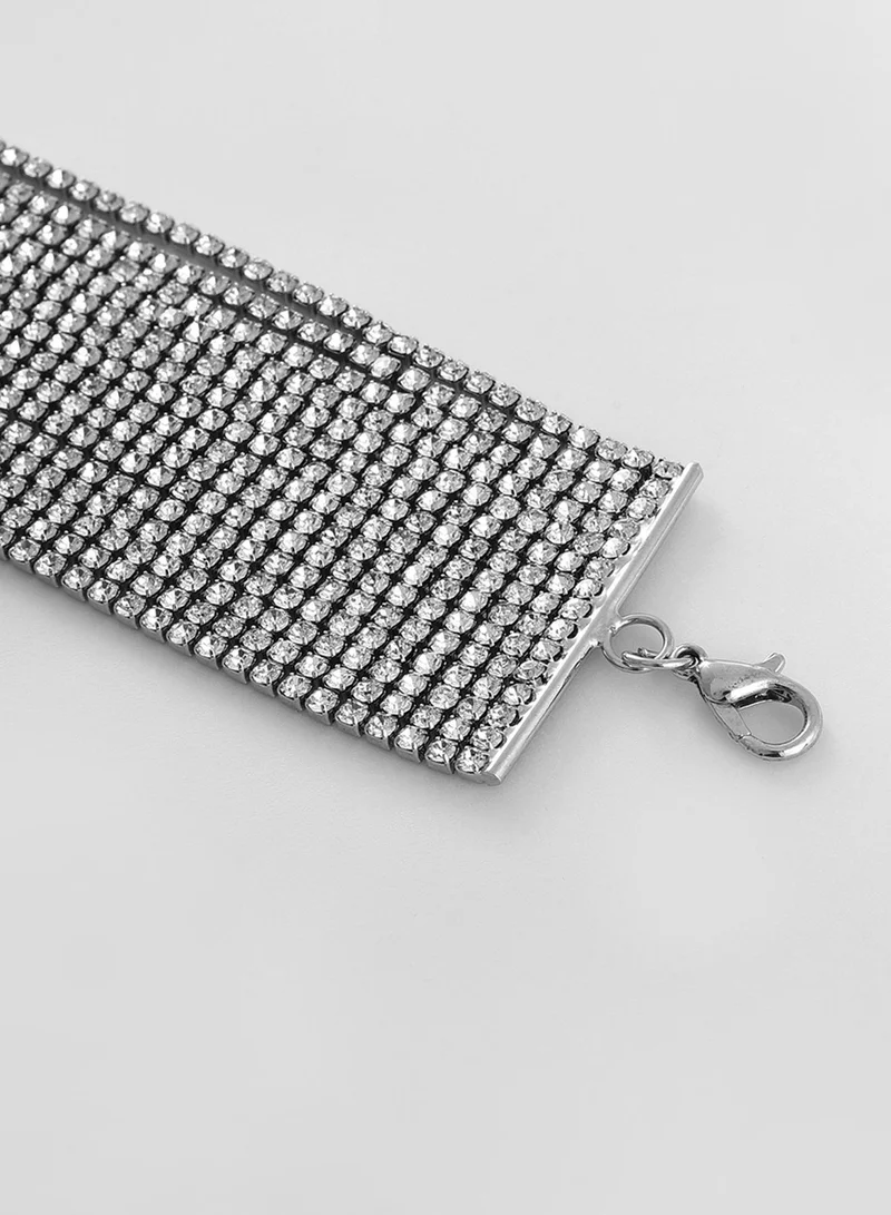 Sohi  Stone Studded Wraparound Artificial Bracelet Jewellery for Women | Best Price UAE