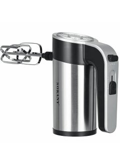 sokany SOKANY Electric Stand Mixer 4L, 5 Speed Tilt Head with Dough Rod, Wire Whip & Beater Stainless Steel Bowl - EU Plug  - Image 5