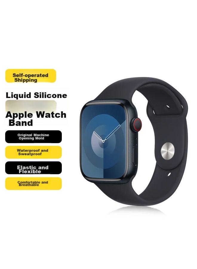 WITGOER Witgoer Watch Band [brand Direct Operation], Compatible With Apple Watch, Suitable For Apple Watch S10/9/8/7, Sports Silicone, Iwatch/6/se/ultra2, Non-magnetic, For Men And Women - Image 1