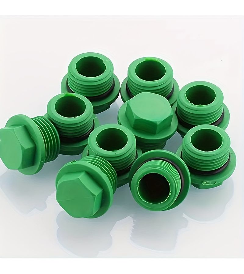 10 قطع من أغطية أنابيب PVC مع حلقة O مانعة للتسرب مقاس 3/4 بوصة، مقاومة للتسرب للماء والزيت والغاز - Image 2