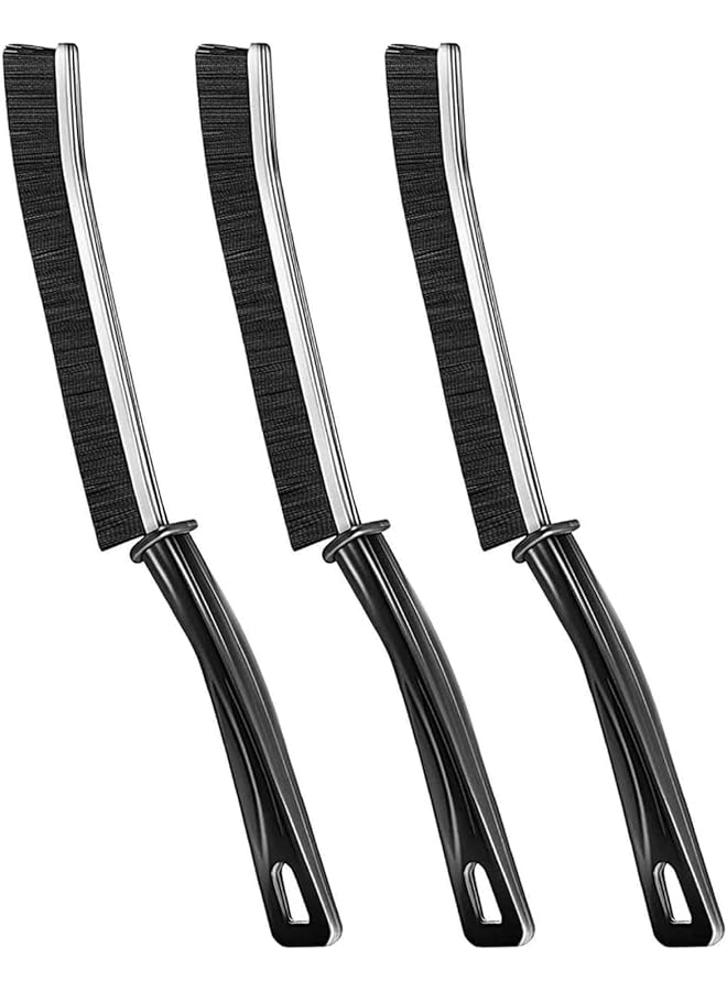 promass 3 Pcs Crevice Cleaning Brush, 2023 New Multifunctional Gap Cleaning Brush Tool, Bathroom Gap Brush, Grout Cleaner Brush Hard Bristle Crevice Cleaning Brush - Image 1