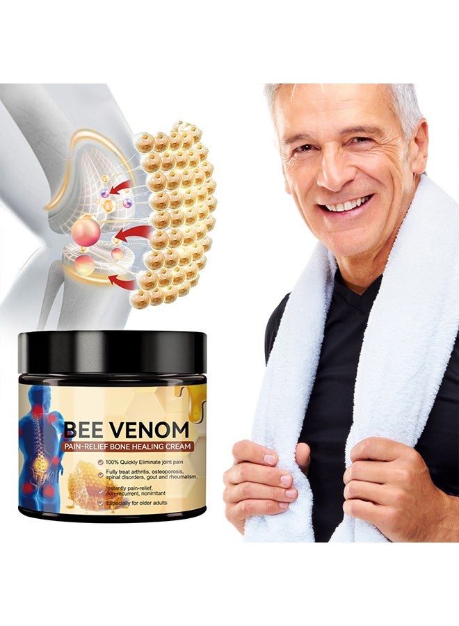 Venom Bee venom body care cream, relieve body joint shoulder pain Bee venom body care cream - 60g - Image 3