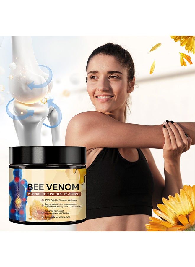 Venom Bee venom body care cream, relieve body joint shoulder pain Bee venom body care cream - 60g - Image 4