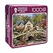 Buffalo Games Ceaco Summer in Cobblestone Village Thomas Kinkade 1000 Piece Jigsaw Puzzle in Premium Collectors Tin Fun Challenge for Adults Families - Image 2