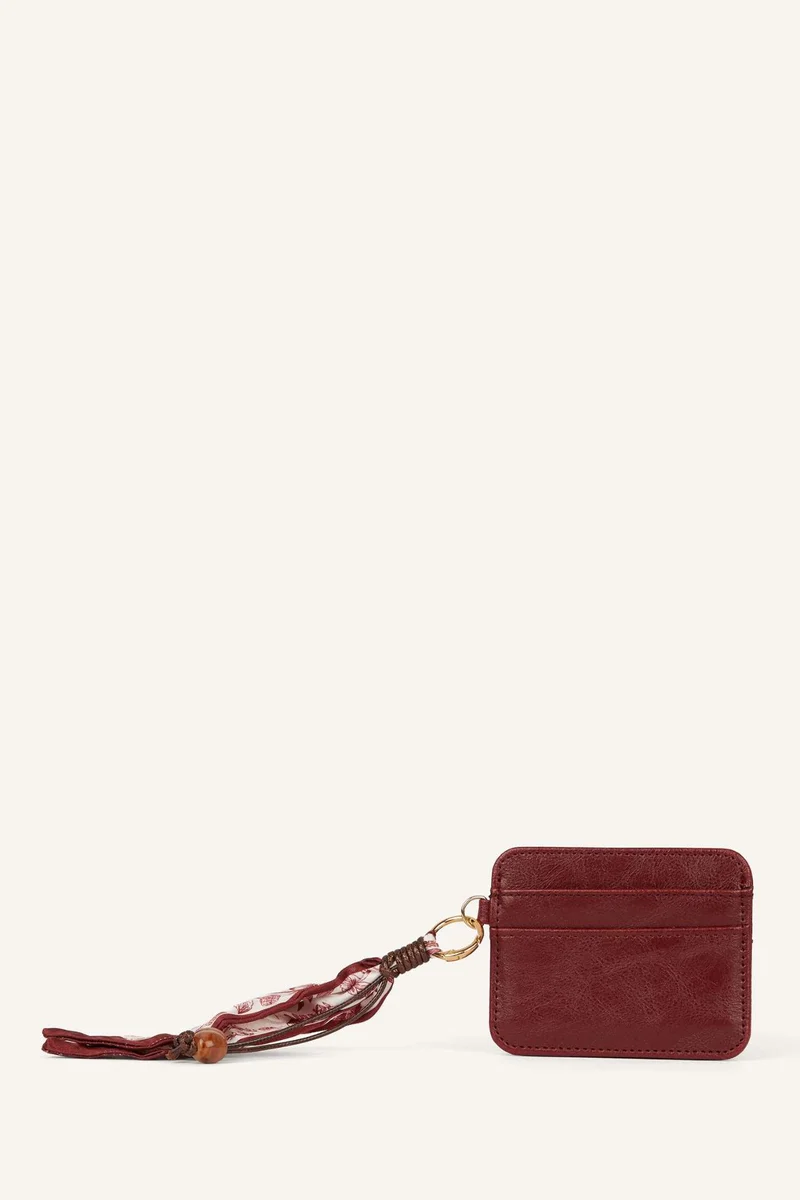 ديفاكتو Woman Faux Leather Business Card Wallet