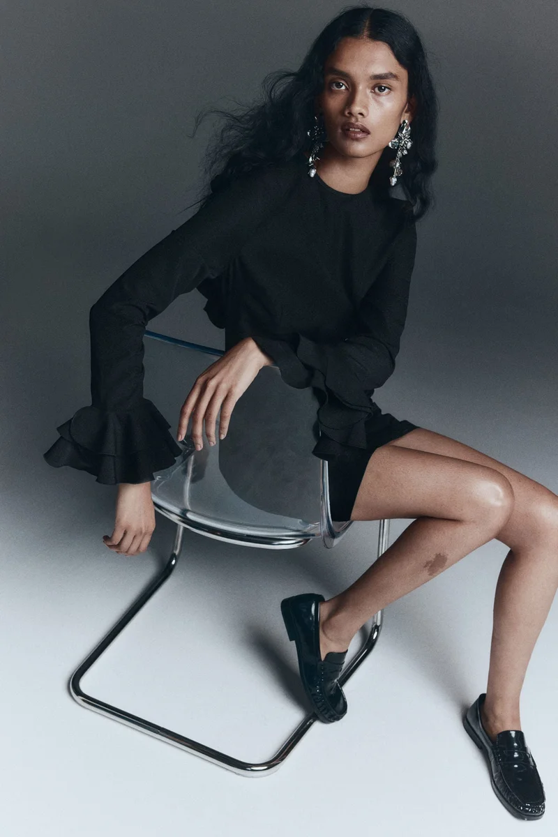 H&M Frill-trimmed dress