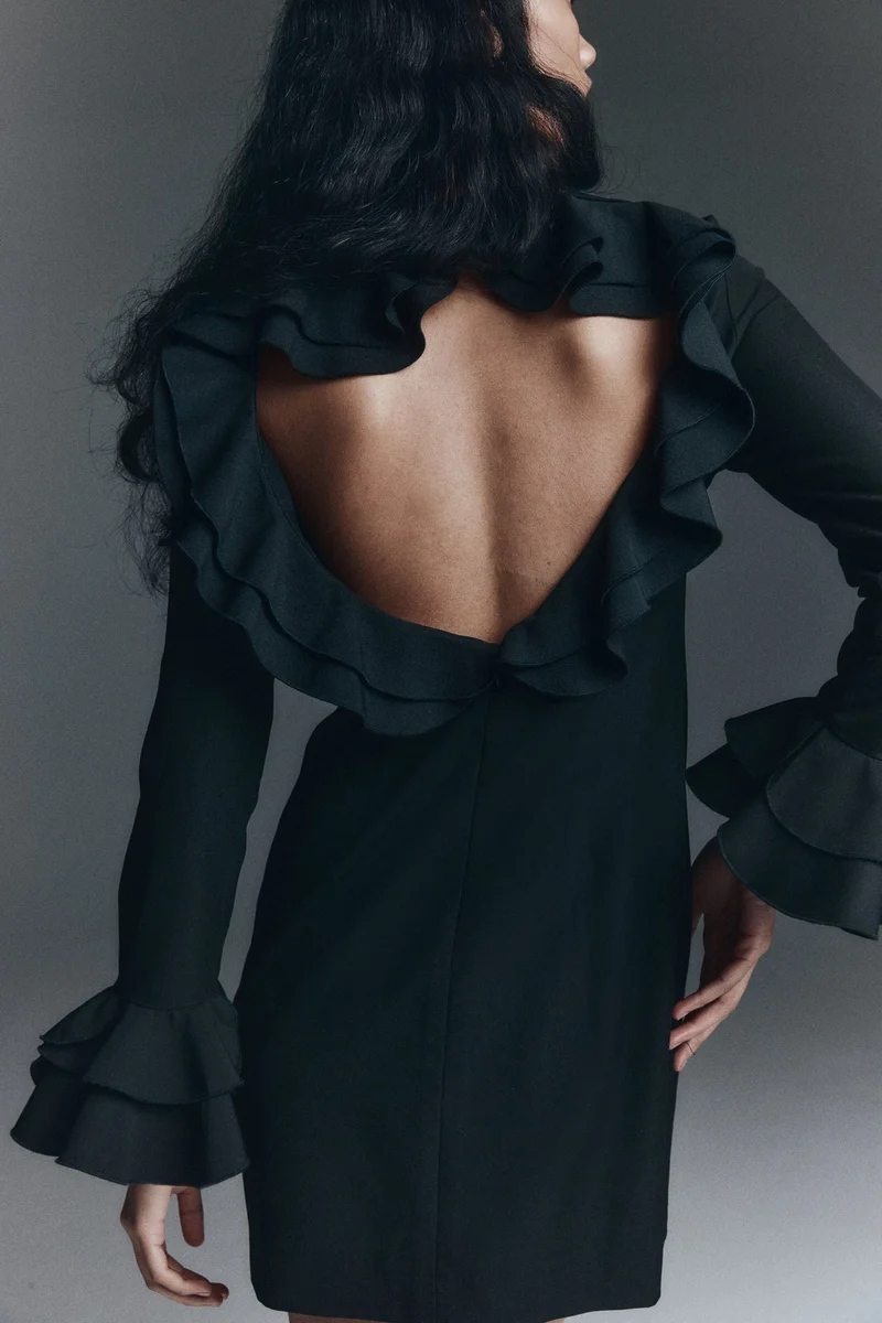 H&M Frill-trimmed dress
