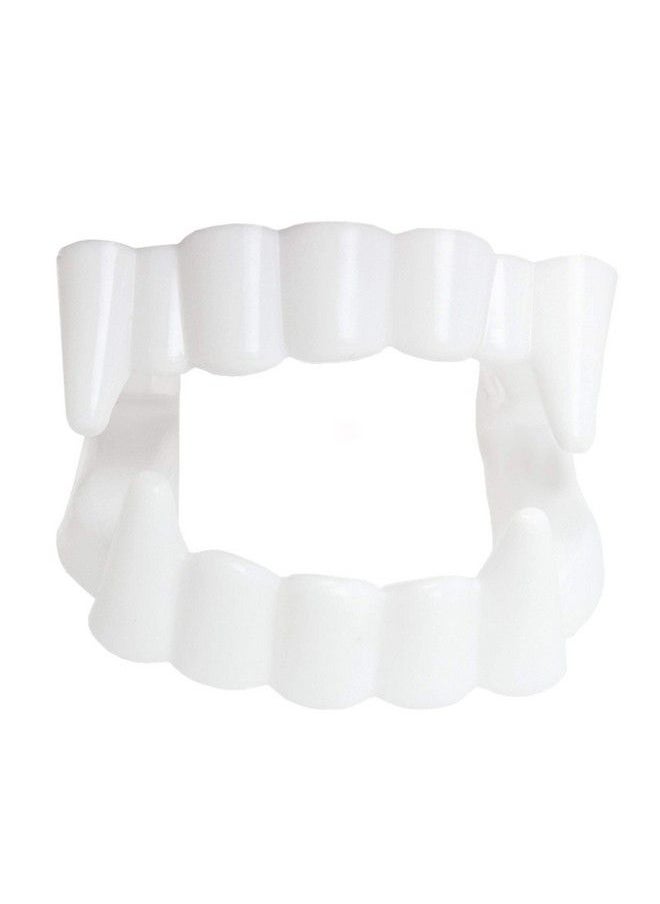 Skeleteen - White Sharp Vampire Fangs Dracula Monster Teeth For Party Favors And Supplies 12 Pack - Image 1