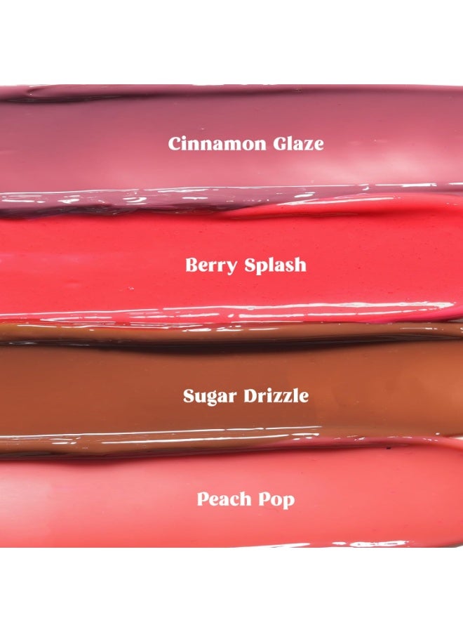RENEE Juicy Fix Tinted Lip Balm- Berry Splash | Shiny, Glossy Finish | Protects Lips With SPF 30 | Repairs & Nourishes Dry, Flaky Lips | With Peptides, Ceramides & Hyaluronic Acid | 10 g - Image 3