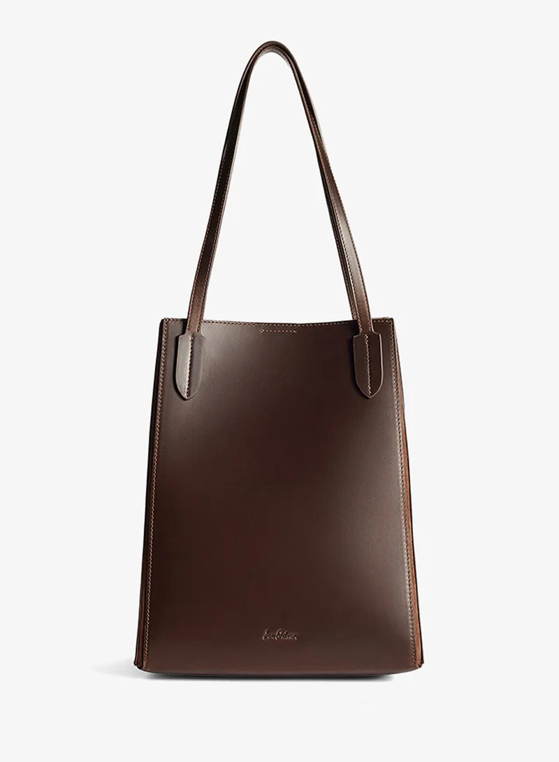 Sam Edelman SPICED PECAN West Small Convertible Crossbody Tote for Women | Best Price UAE