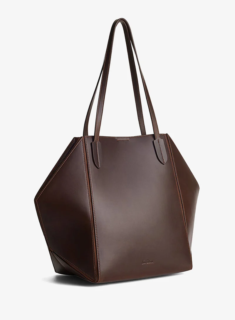 Sam Edelman SPICED PECAN West Small Convertible Crossbody Tote for Women | Best Price UAE