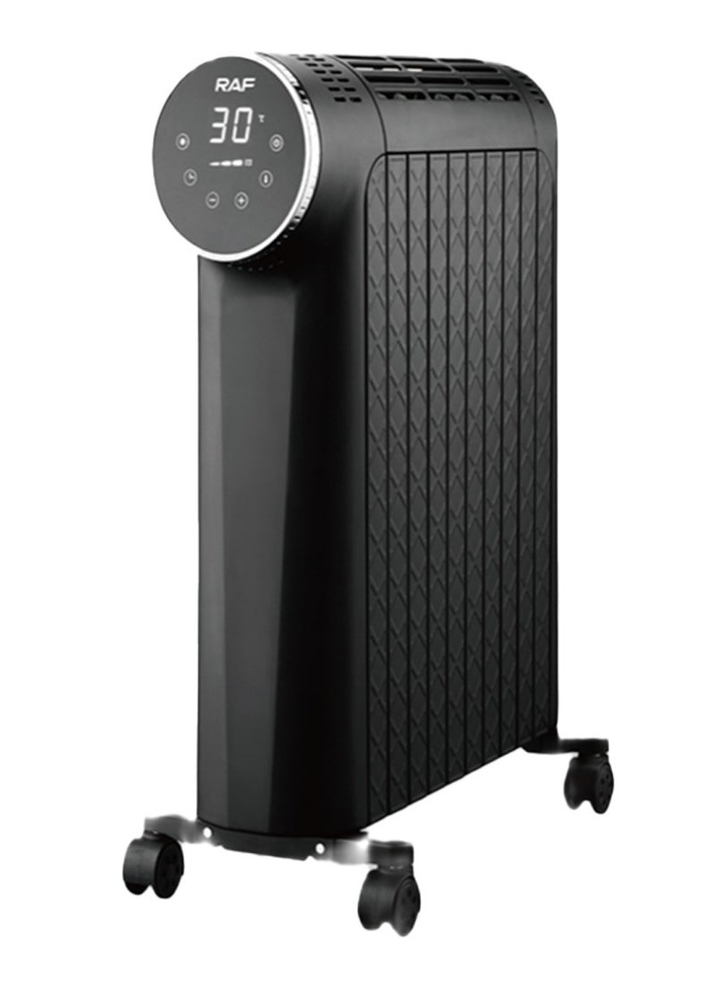 RAF - Oil electric heater is a household appliance designed for heating rooms, 2500W - R.1337, thermostat to automatically, safe use - Image 1