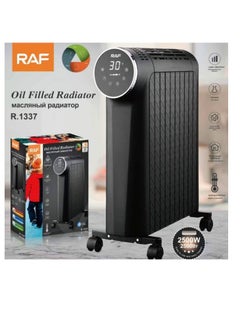RAF Oil electric heater is a household appliance designed for heating rooms, 2500W - R.1337, thermostat to automatically, safe use  - Image 2
