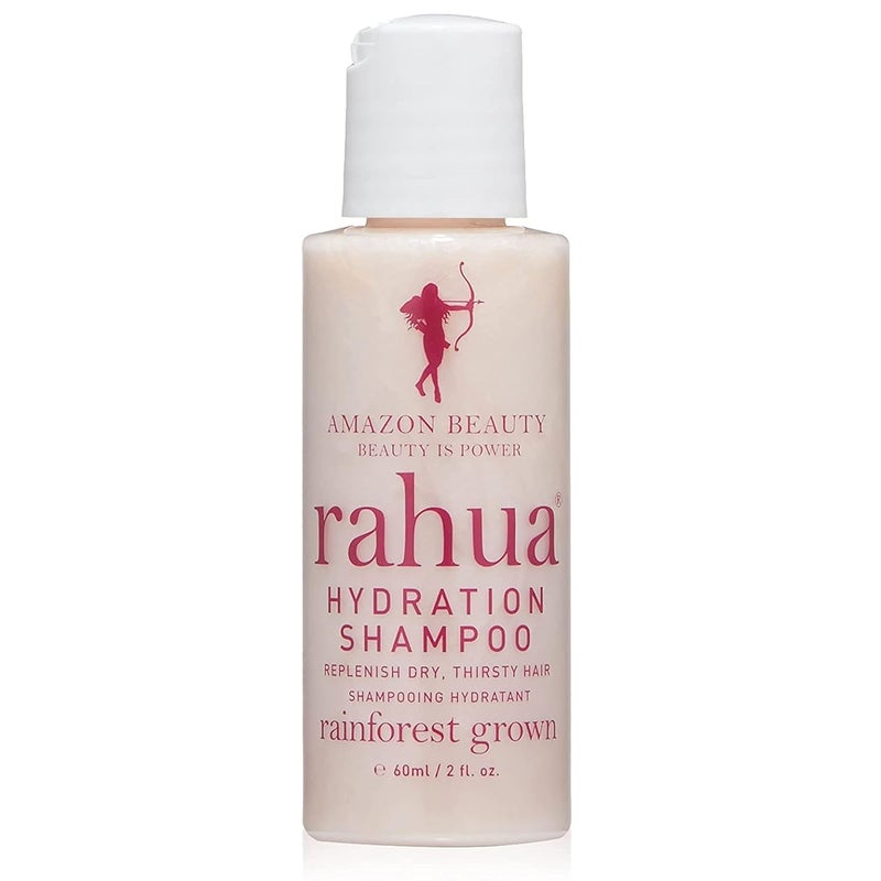 Rahua Hydration Shampoo, Vegan Moisturizing Shampoo for Dry, Damaged, or Curly Hair, Travel Size, Sulfate Free Hydrating Formula w Oil, Morete, Sacha Inchi, Passion Fruit & Mango Scent, 2 Fl Oz